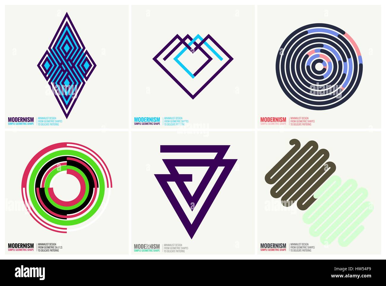 Simplicity Shape Design Simplicity Geometric Design Stock Vector Image & Art - Alamy