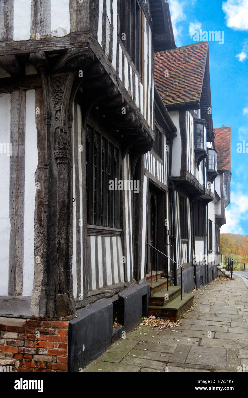 Salters Hall, Sudbury, Suffolk, UK. Circa 1450. Grade 1 listed building Stock Photo