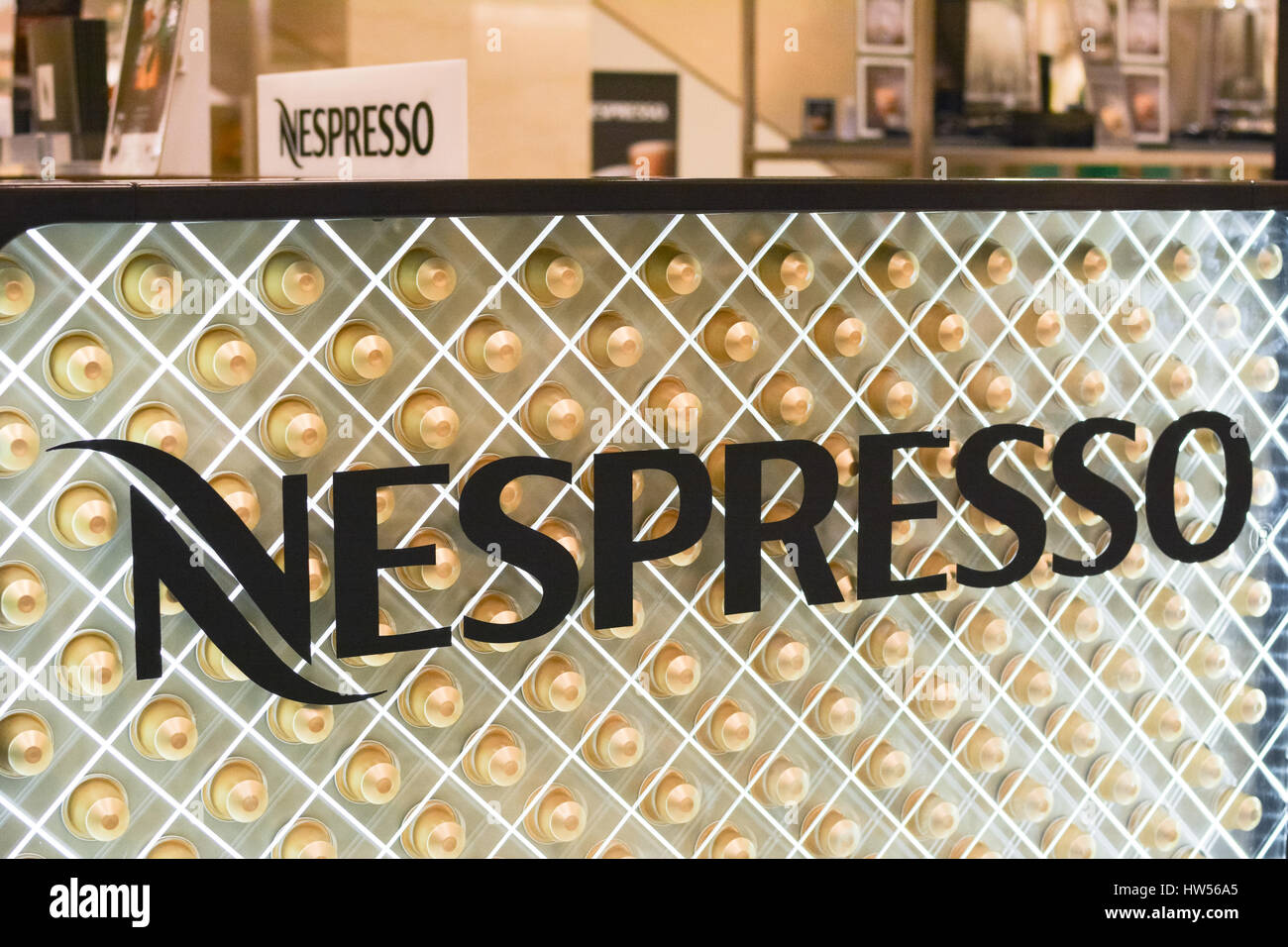 Nespresso sign hi-res stock photography and images - Alamy