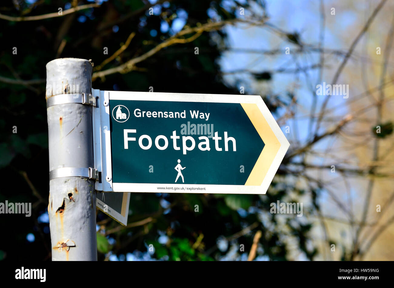 Boughton Monchelsea Village, Maidstone, Kent, England. Greensand Way