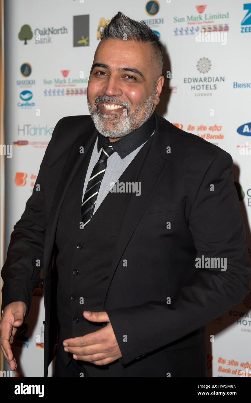 Sunny Grewal arrives for the Asian Business Awards at Park Plaza ...