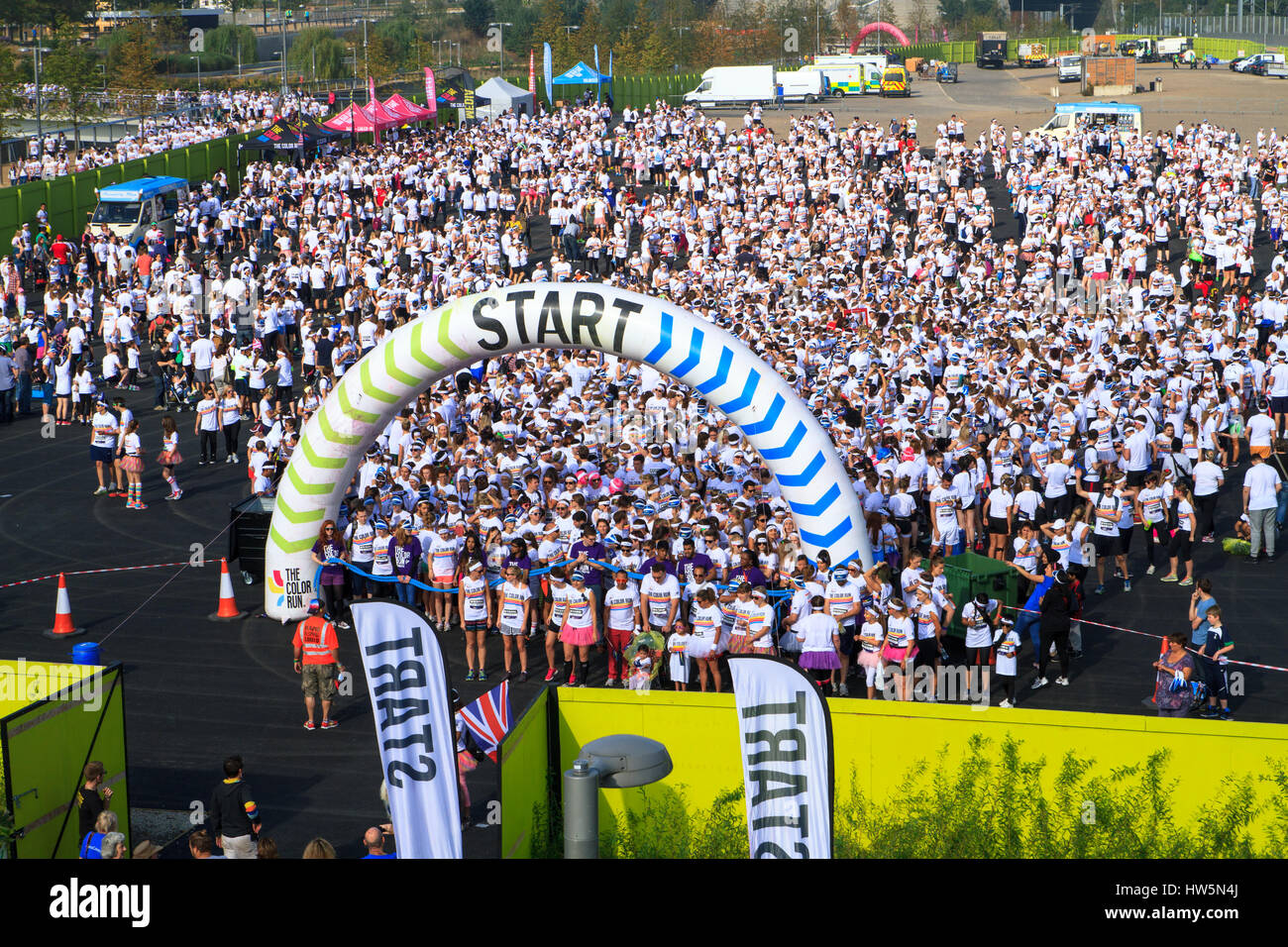 Color run, London, uk Stock Photo Alamy