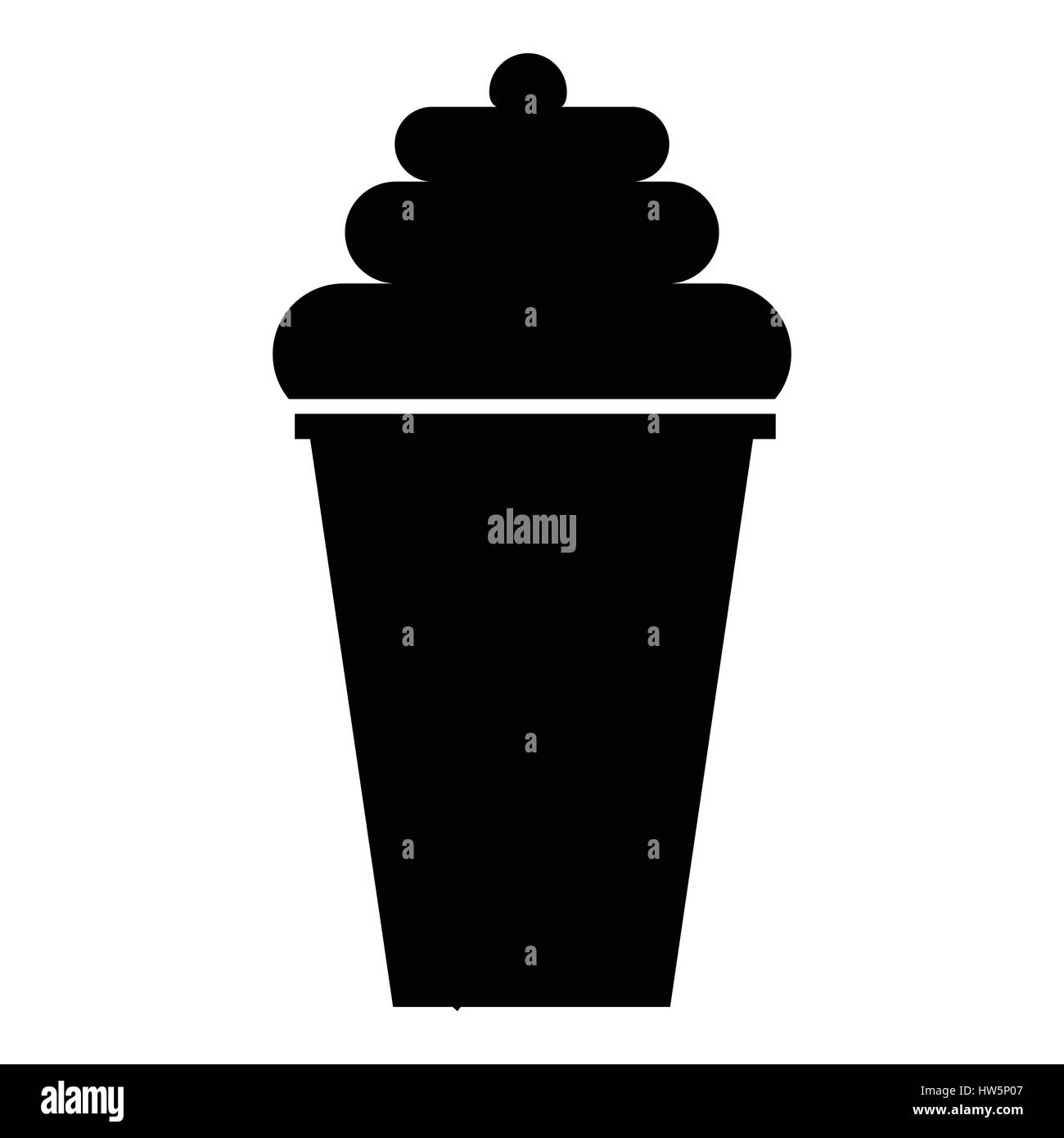 Ice cream cone icon, simple style Stock Vector Image & Art - Alamy