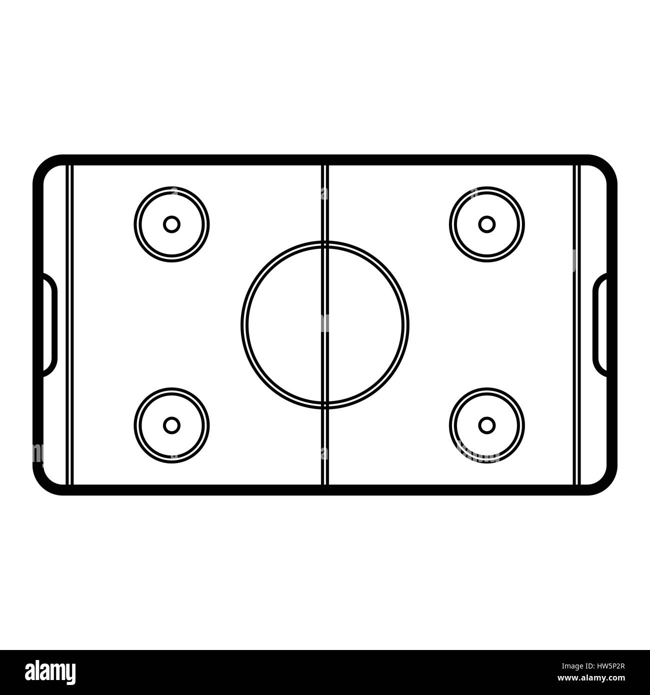 Field hockey icon, outline style Stock Vector Image &amp; Art - Alamy
