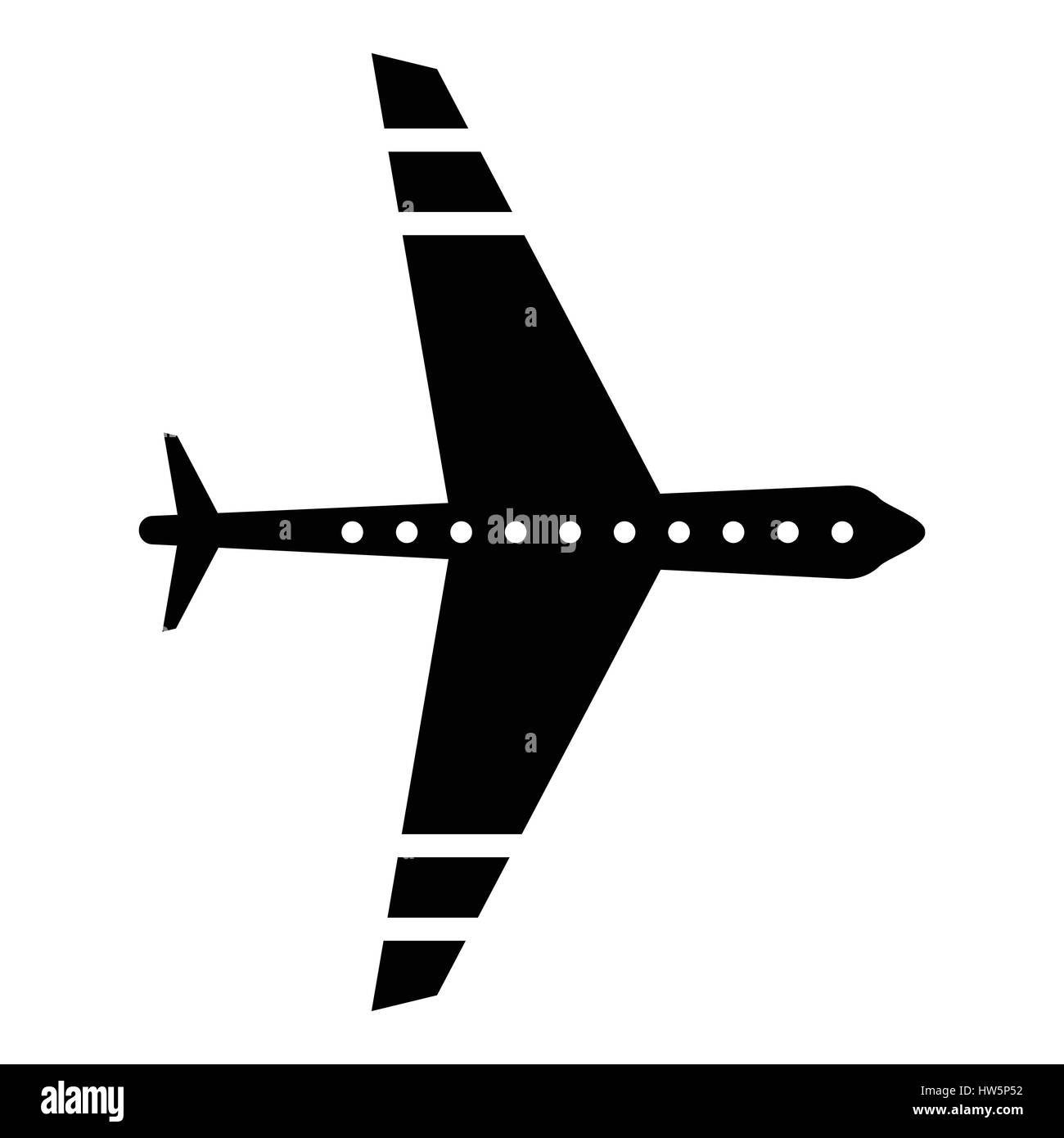 Plane icon, simple style Stock Vector Image & Art - Alamy