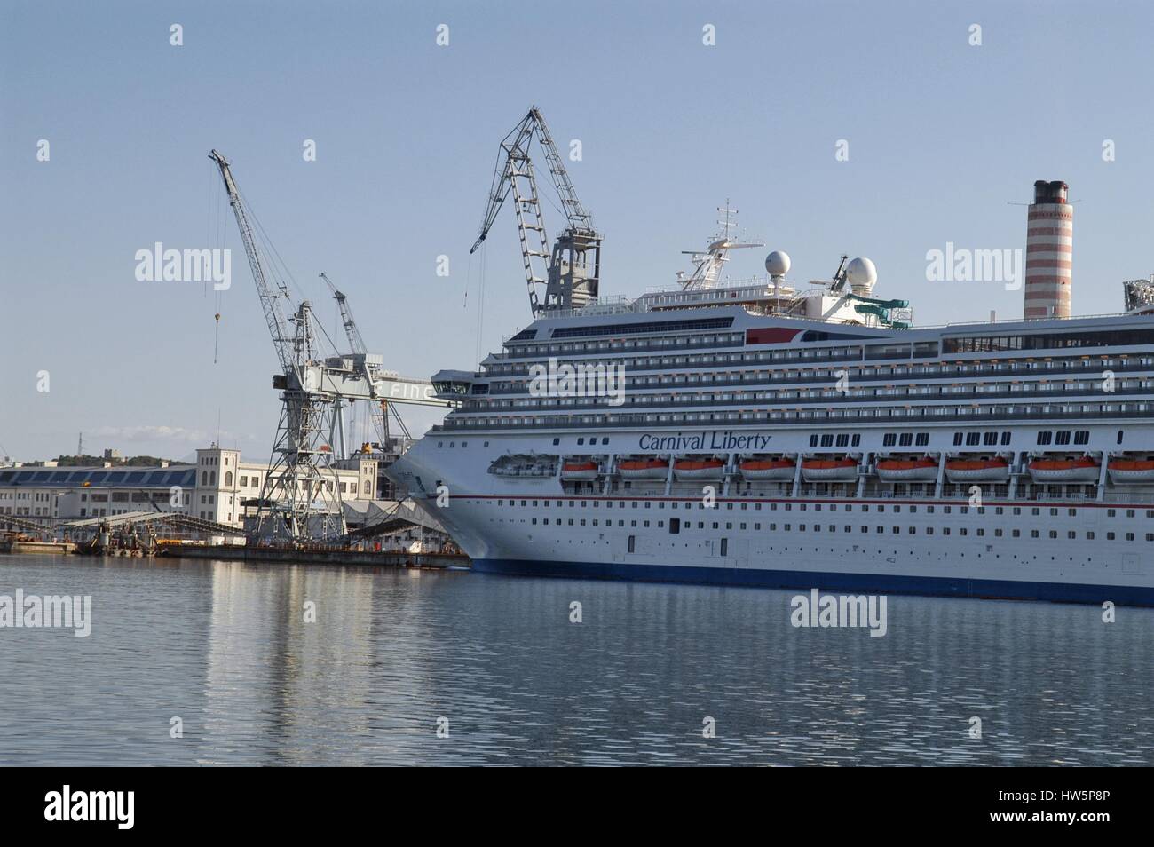 Monfalcone (Italy), shipyards Fincantieri, cruise ship of the Carnival