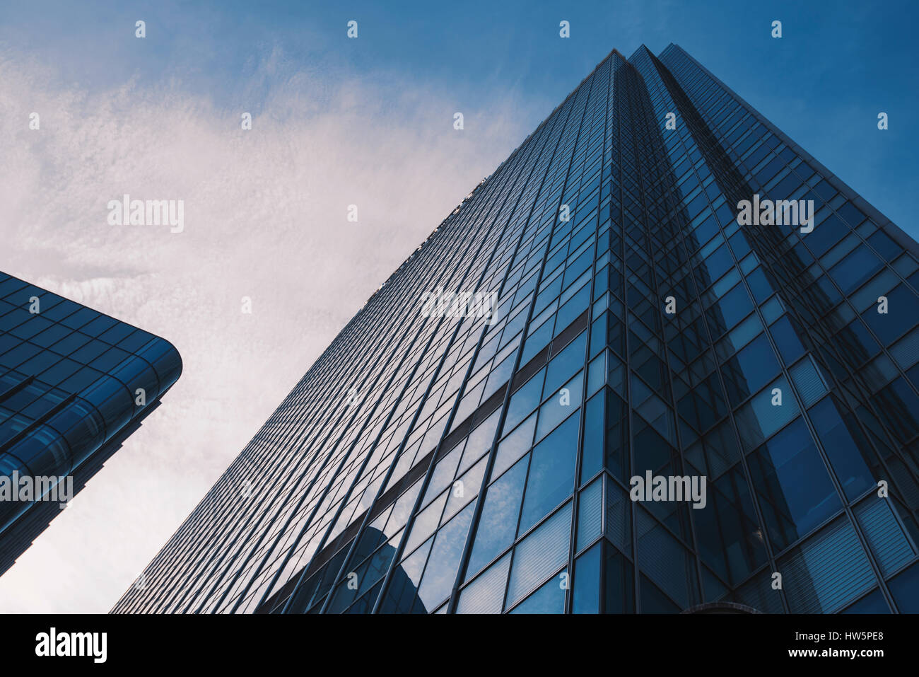 Modern glass buildings in a business area Stock Photo - Alamy