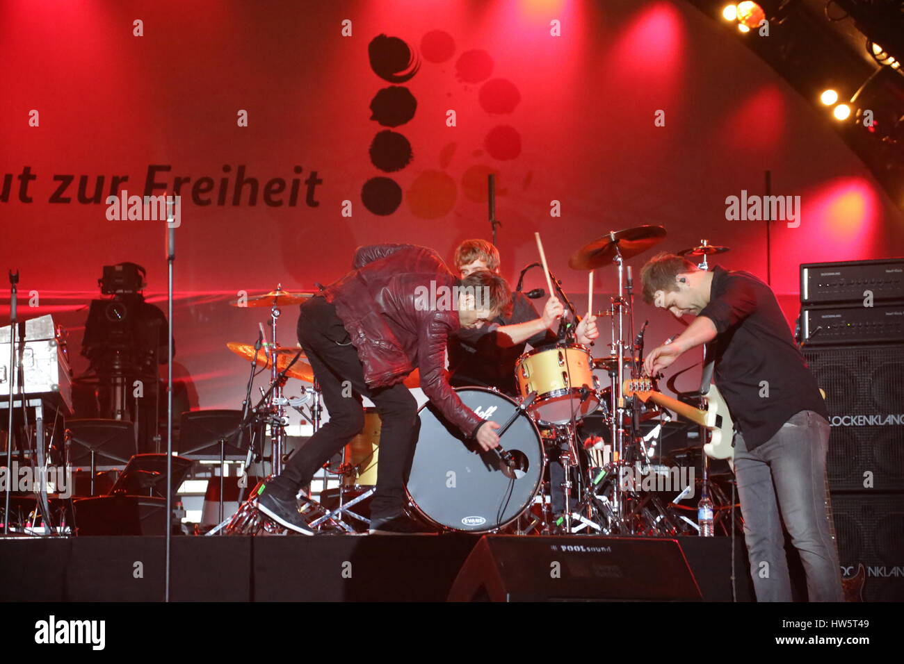 Berlin, Germany, November 9th, 2014 Clueso performs live at the 25th