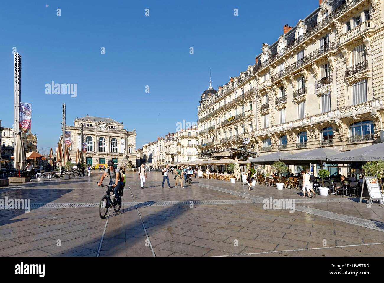 France, Herault, Montpellier, historical center, the Ecusson, rue
