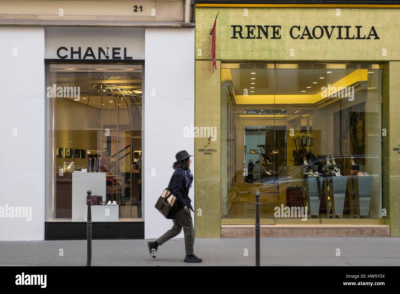 Paris, Faubourg Saint-Honore Stock Photo - Alamy