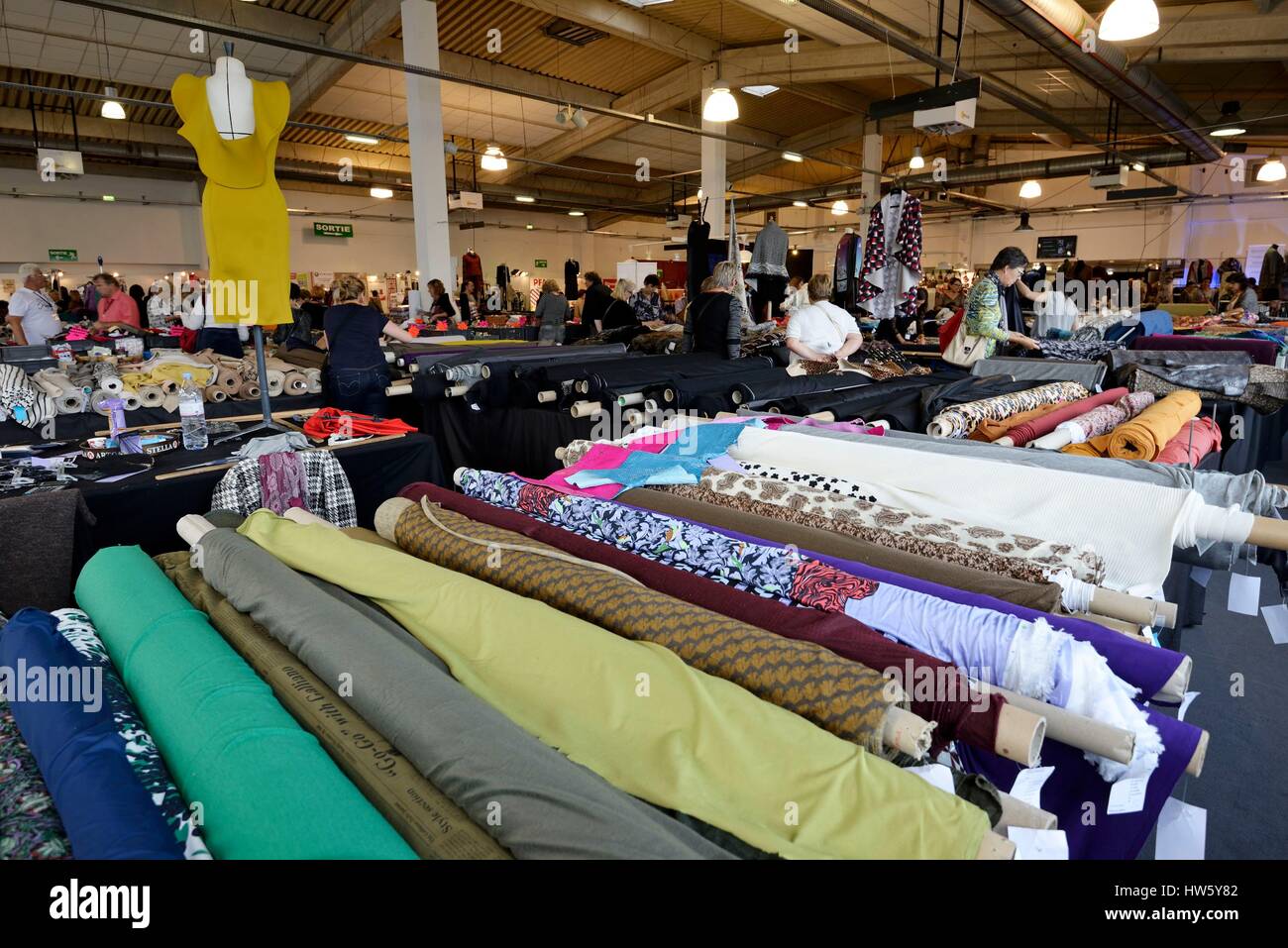 France, Haut Rhin, Sainte Marie aux Mines, Mode et Tissus exhibition