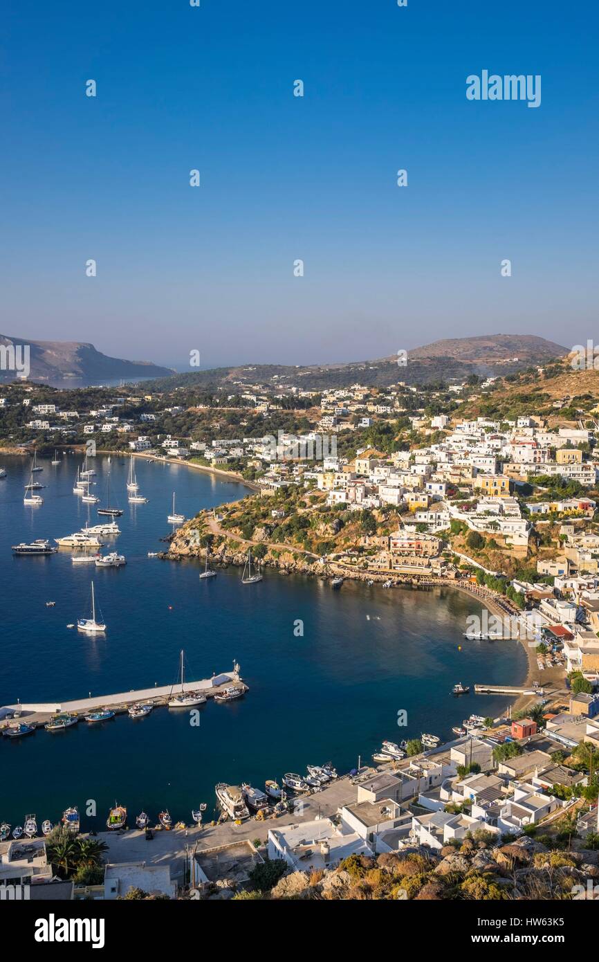 Greece, Dodecanese archipelago, Leros island, Pandeli little fishing