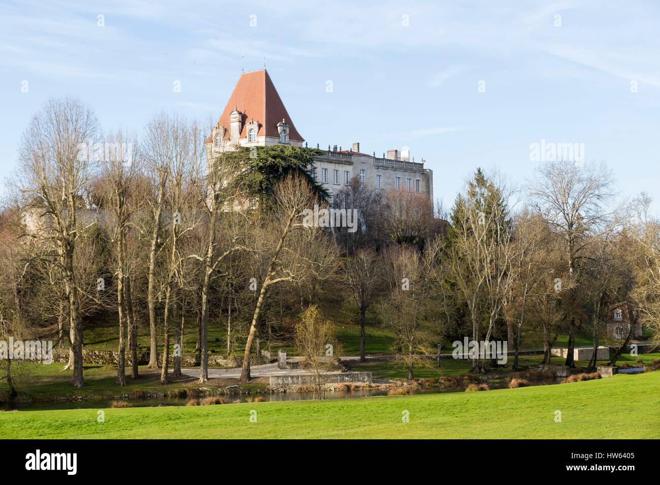 France, Charente, Bourg Charente, BourgCharente Castle built from 1607