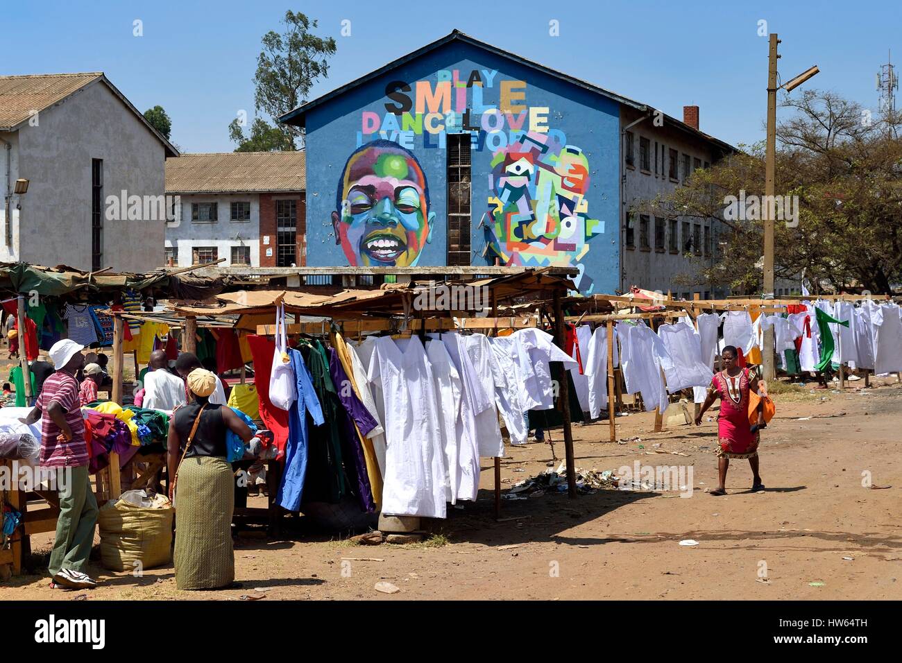 Zimbabwe, Harare, Mbare market Stock Photo