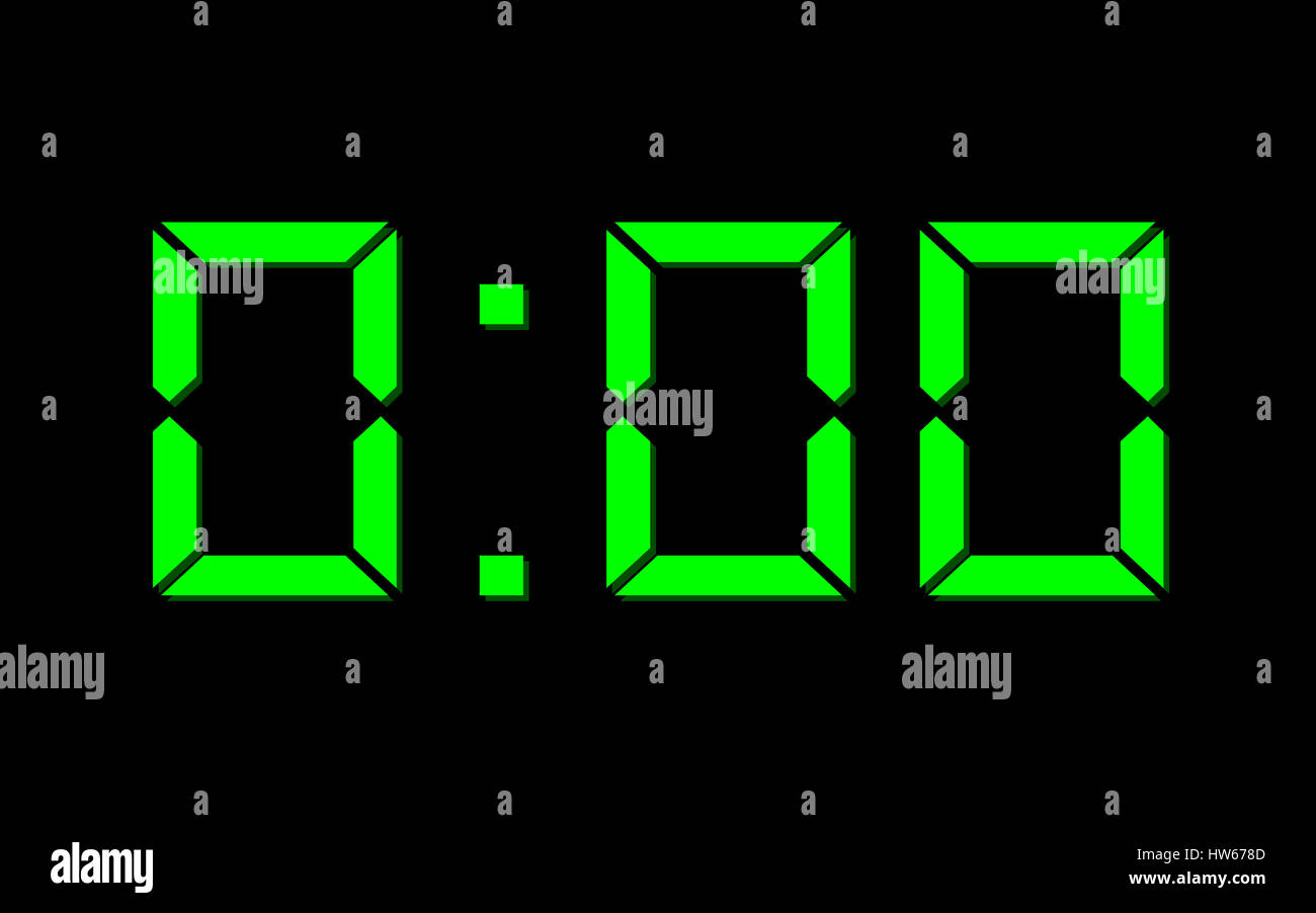 Time Clock Digital 00 Hi res Stock Photography And Images Alamy