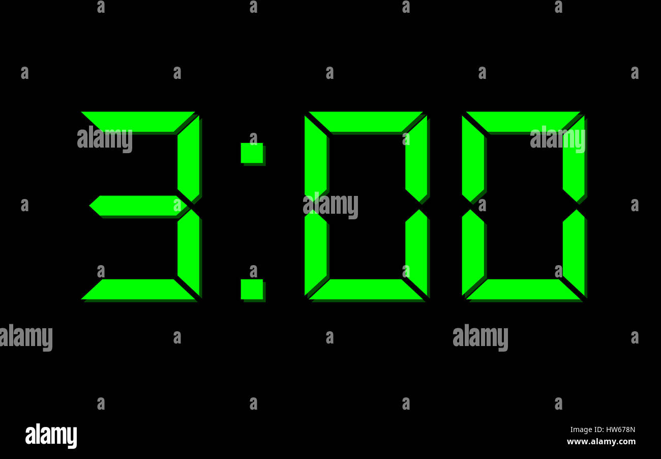 Digital Clock Numbers High Resolution Stock Photography And Images Alamy