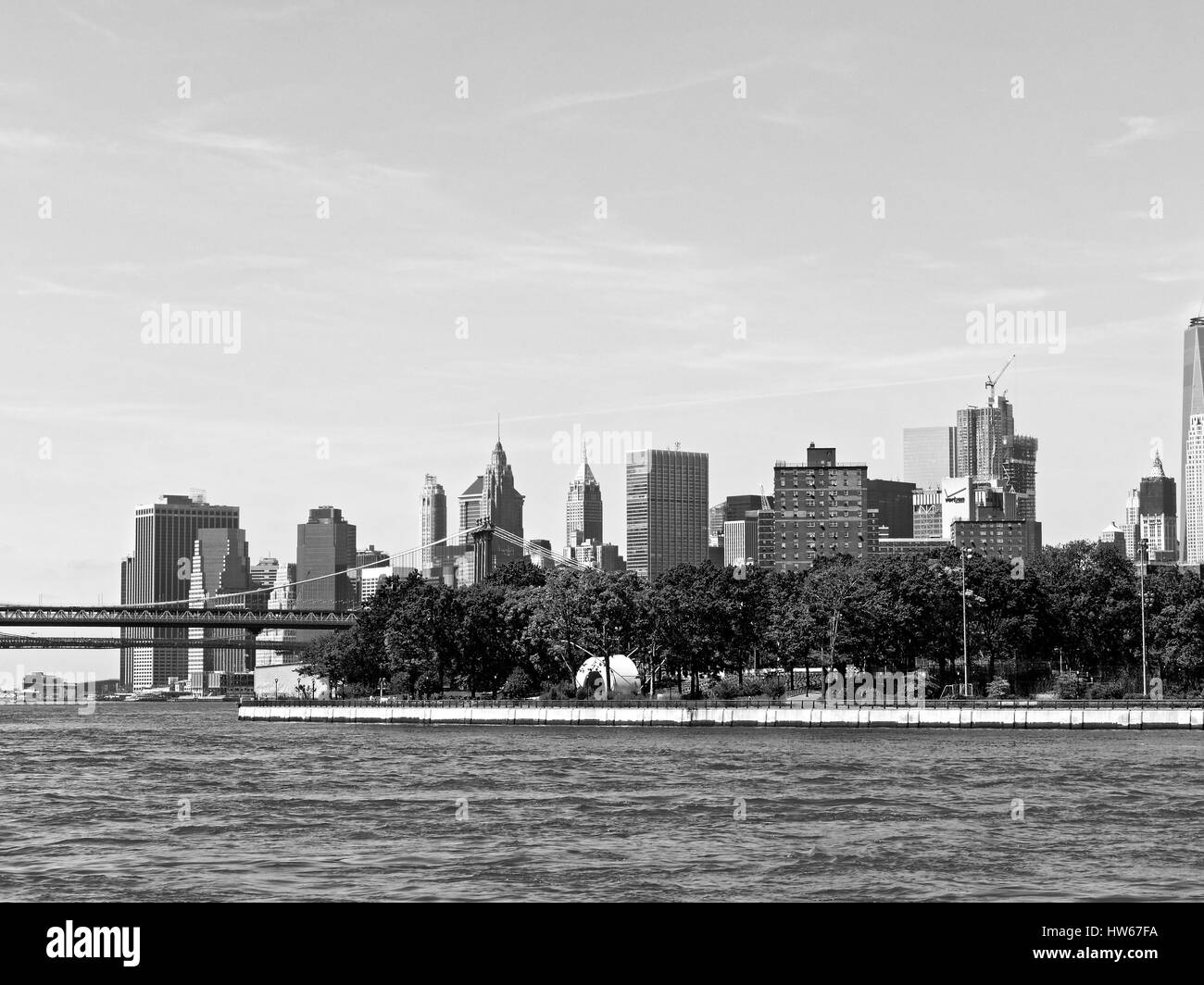River, New york city Stock Photo