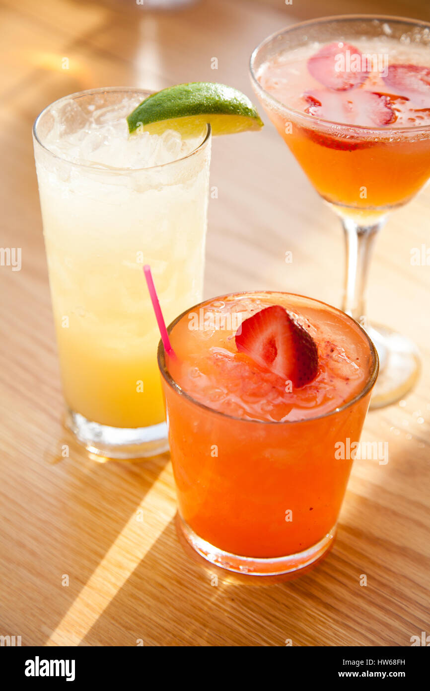 Cocktails in Florida Stock Photo Alamy