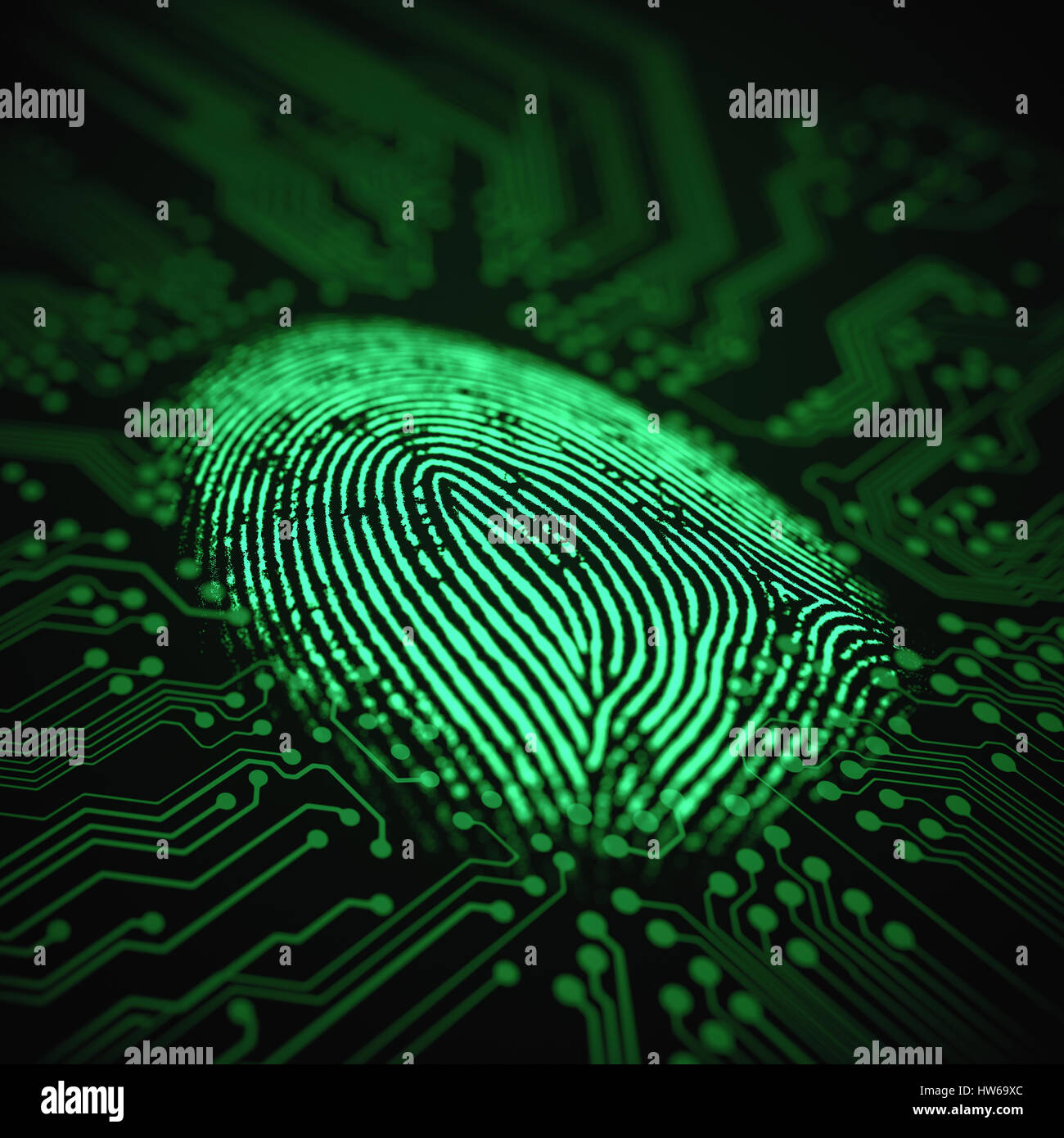 Printed green illustration hi-res stock photography and images - Alamy