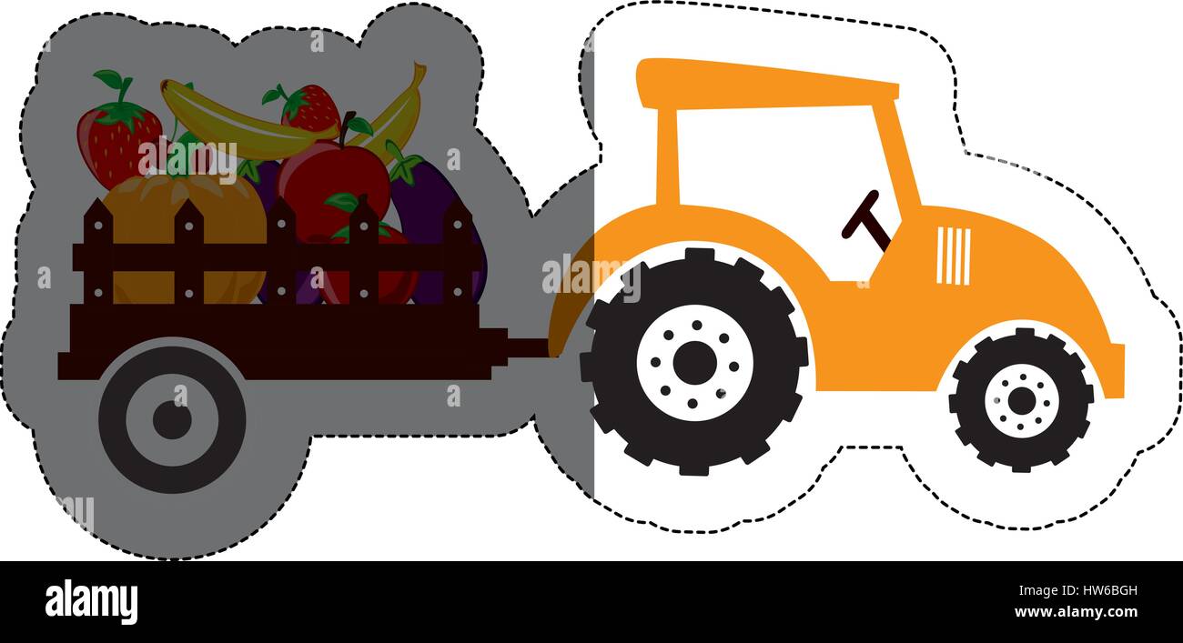 farm tractor icon Stock Vector Image & Art - Alamy