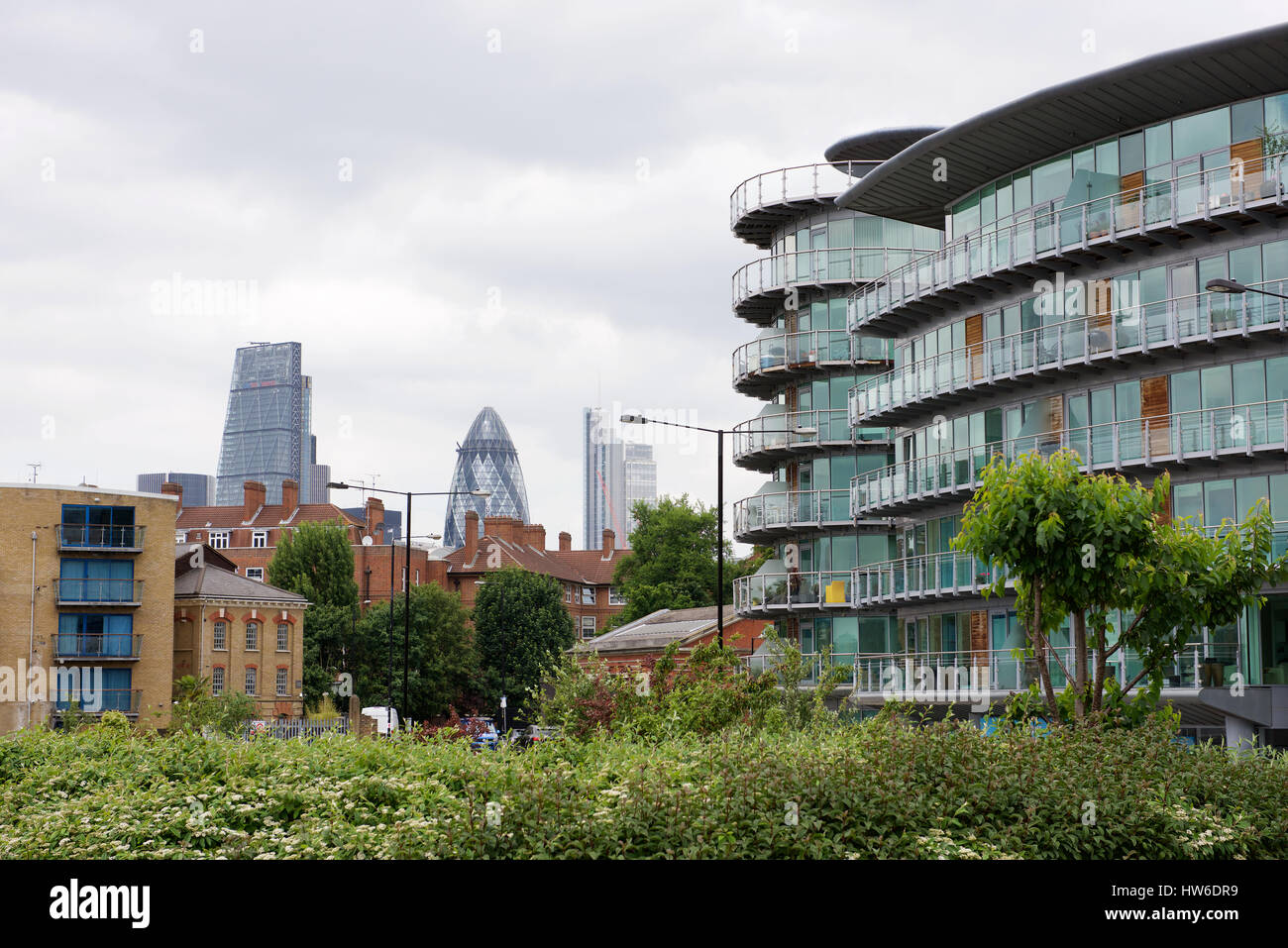 Riverside Apartments, Wapping, London, England Stock Photo Alamy