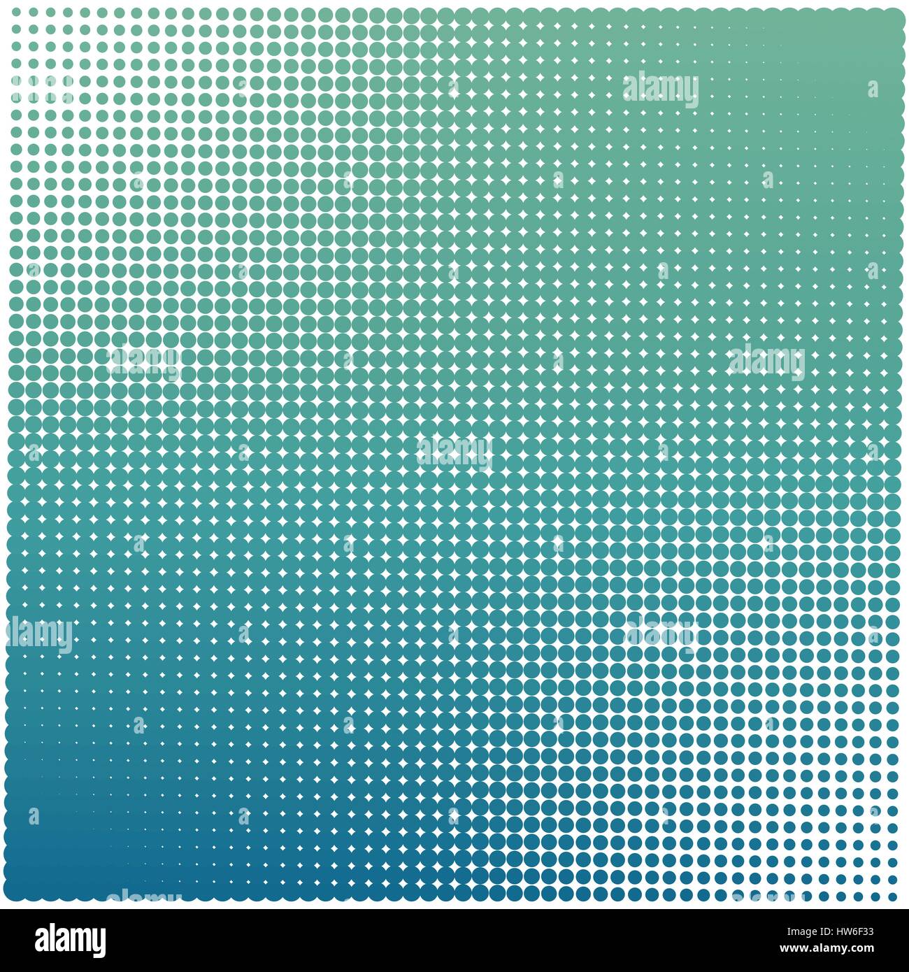 Bright blue abstract background with halftone effect, vector ...