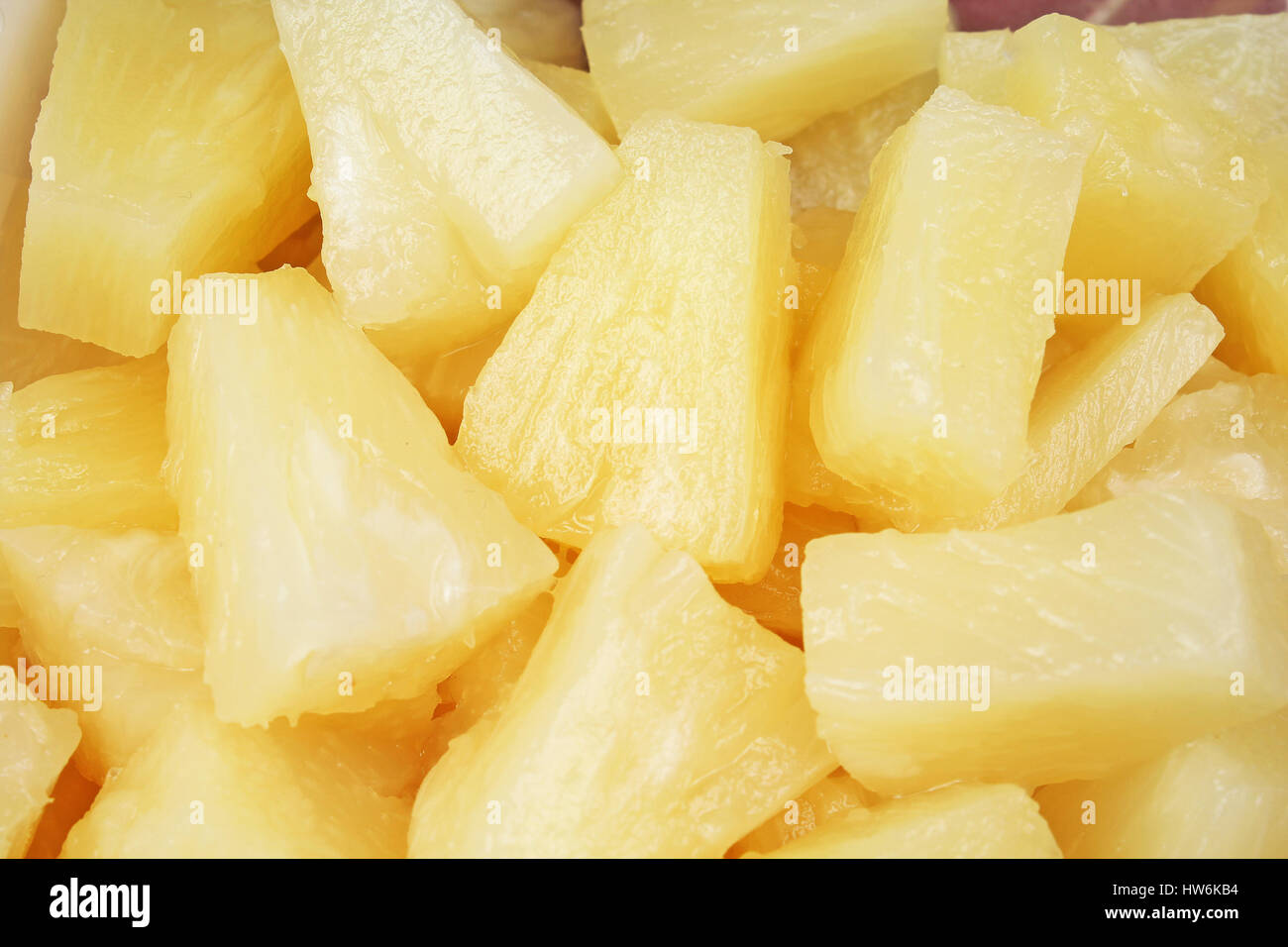 Pineapple slices. Stock Photo