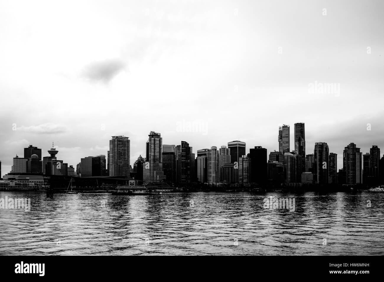 Vancouver skyline from Stanley Park Stock Photo - Alamy