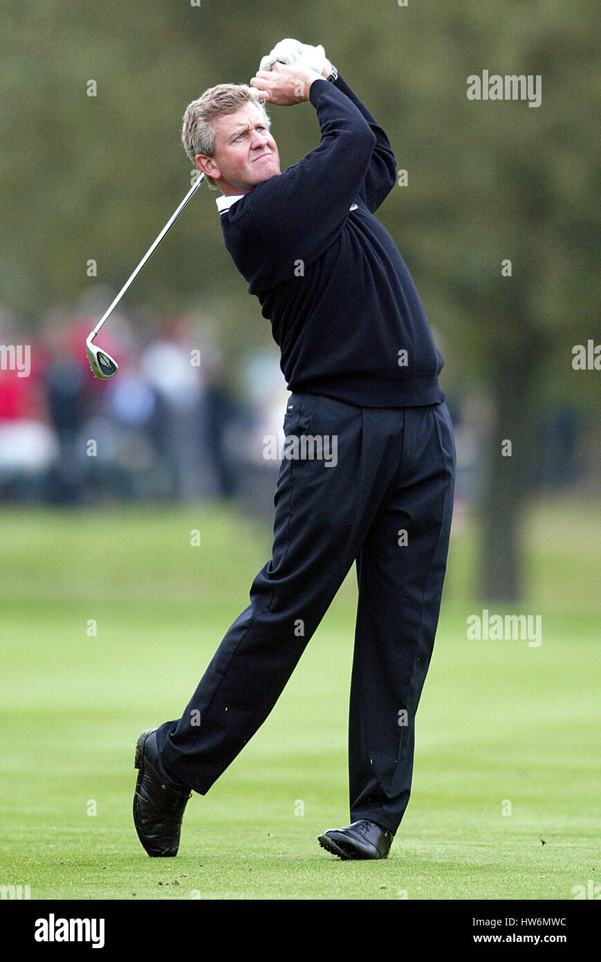 COLIN MONTGOMERIE RYDER CUP 02 8TH HOLE THE BELFRY SUTTON COLDFIELD BIRMINGHAM ENGLAND 28 September 2002 Stock Photo