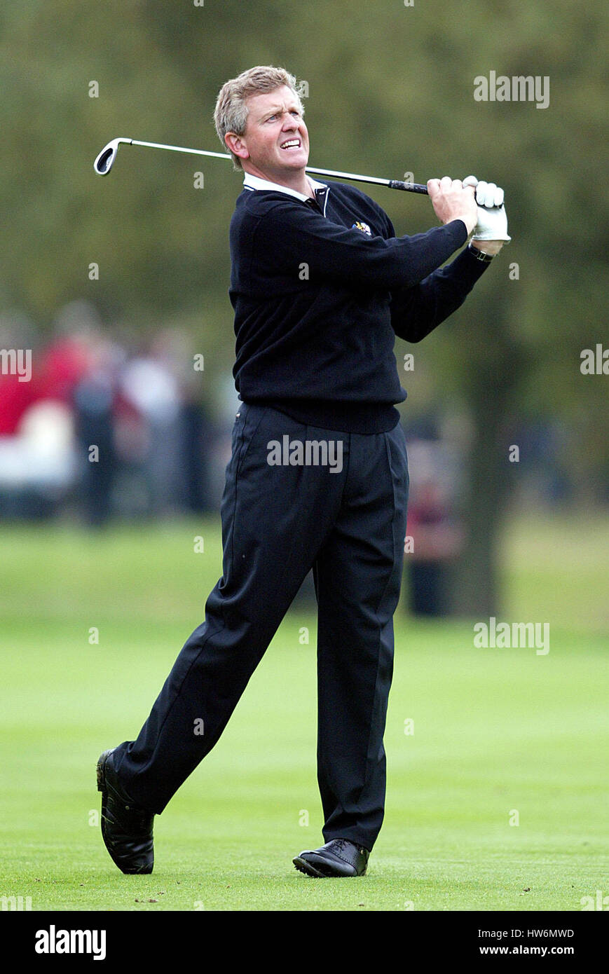 COLIN MONTGOMERIE RYDER CUP 02 8TH HOLE THE BELFRY SUTTON COLDFIELD BIRMINGHAM ENGLAND 28 September 2002 Stock Photo
