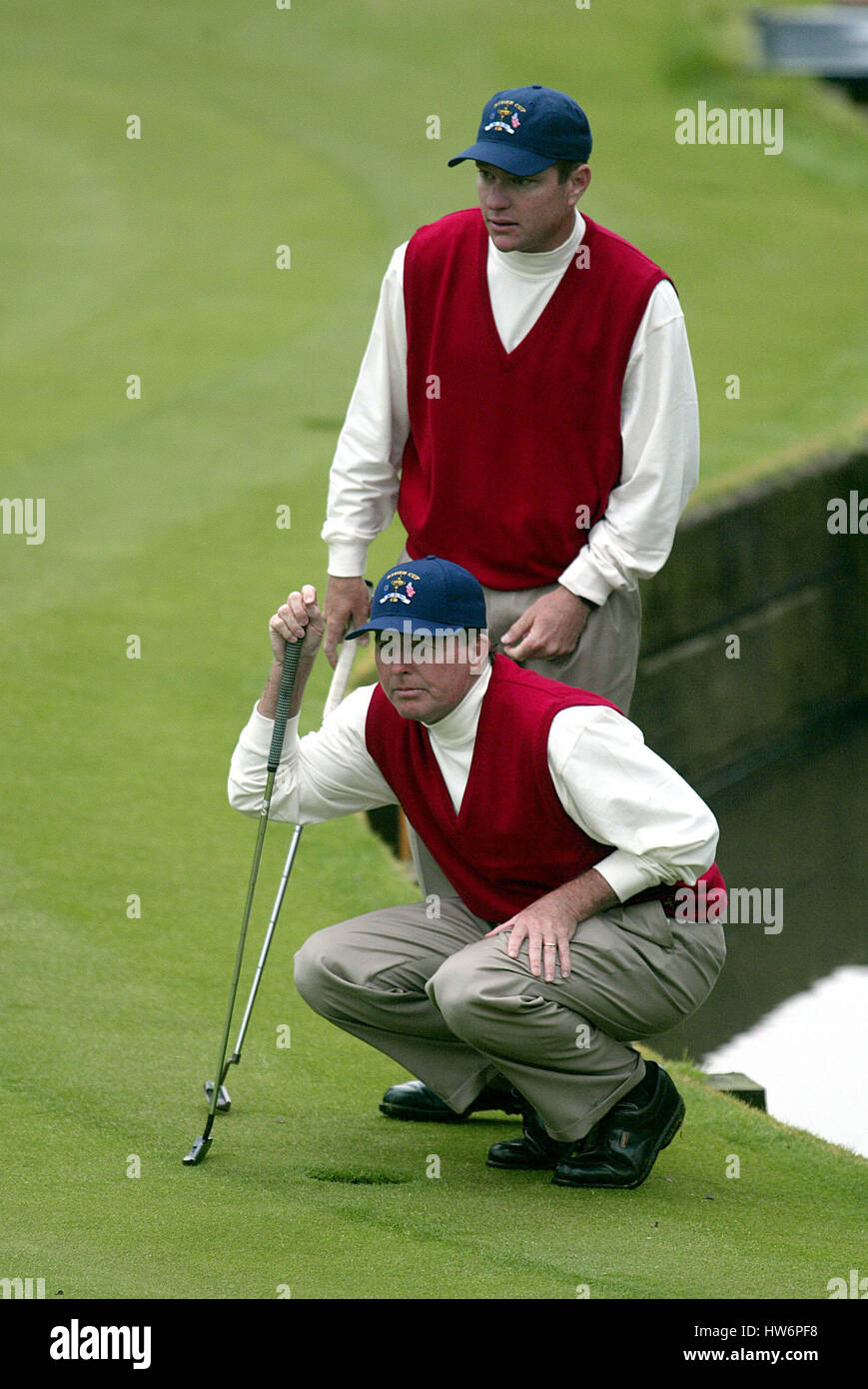 Casquette Baseball Slazenger Ryder Cup The Belfry 2001 - Homme Bleue - Occasion