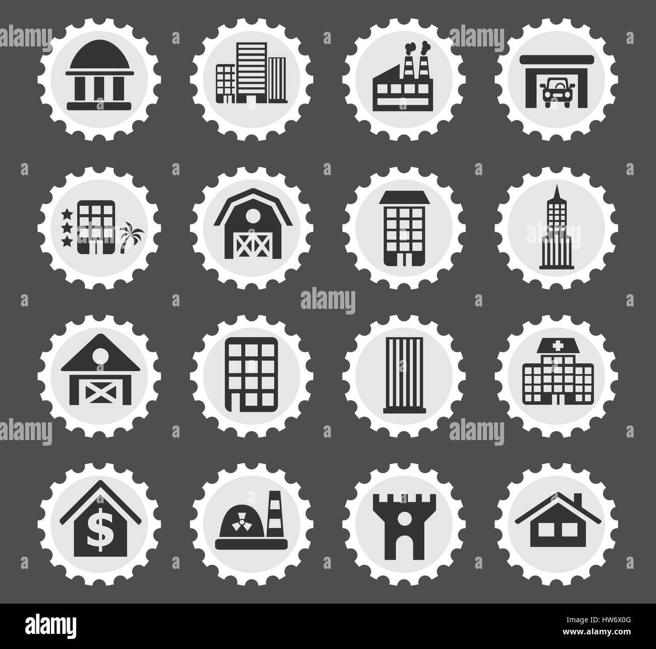 building web icons for user interface design Stock Vector Image & Art ...