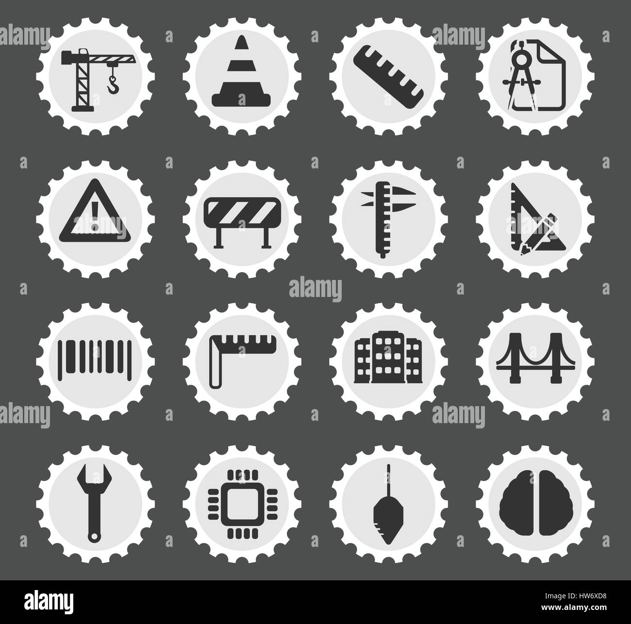 Engineering simply symbol for web icons and user interface Stock Vector ...