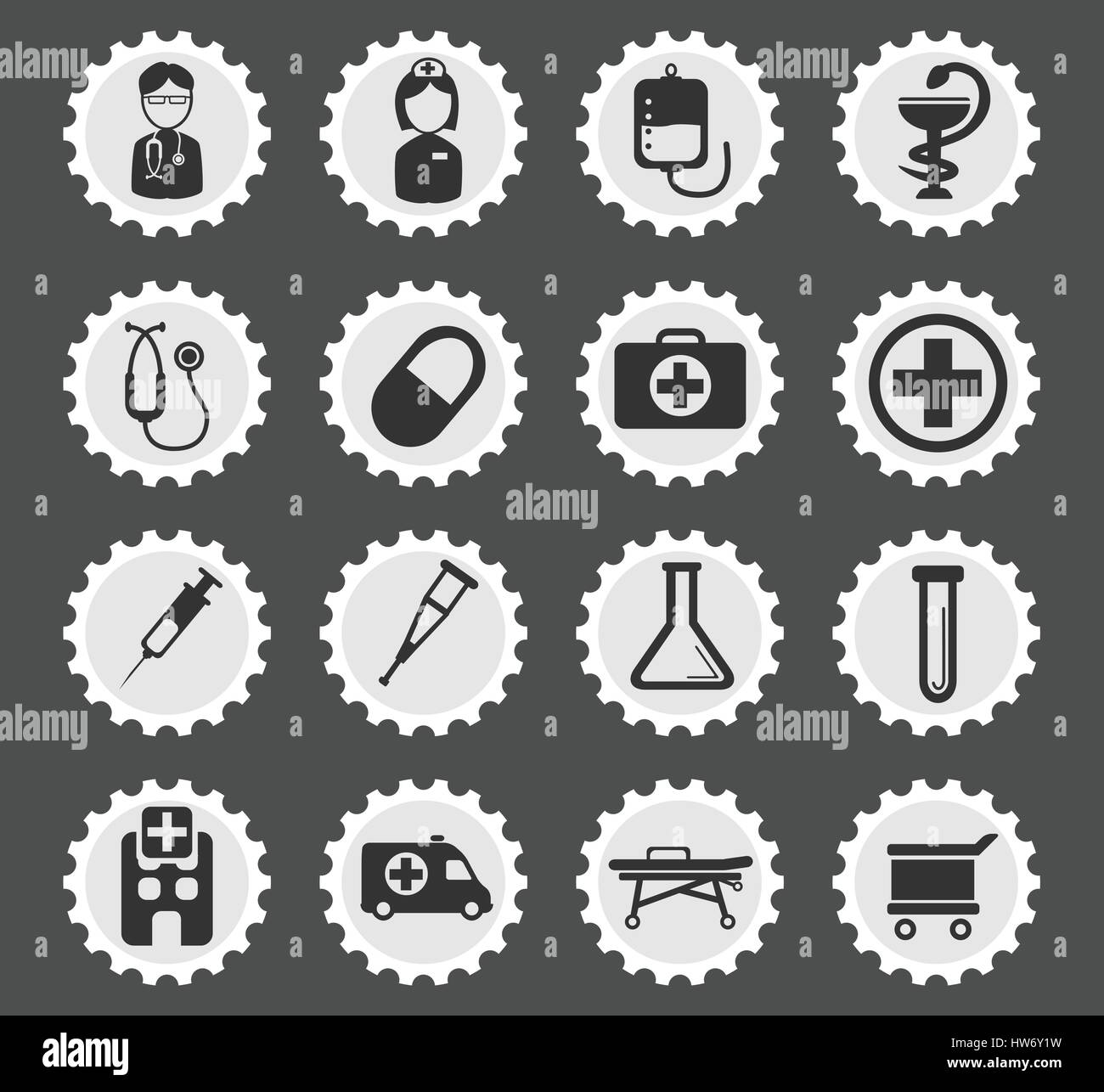 Medical simply symbol for web icons and user interface Stock Vector ...