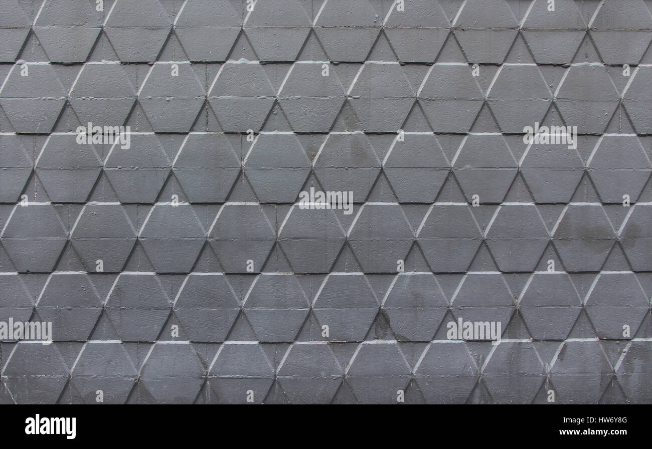 Hexagon pattern wall texture with a grey color to it Stock Photo Alamy