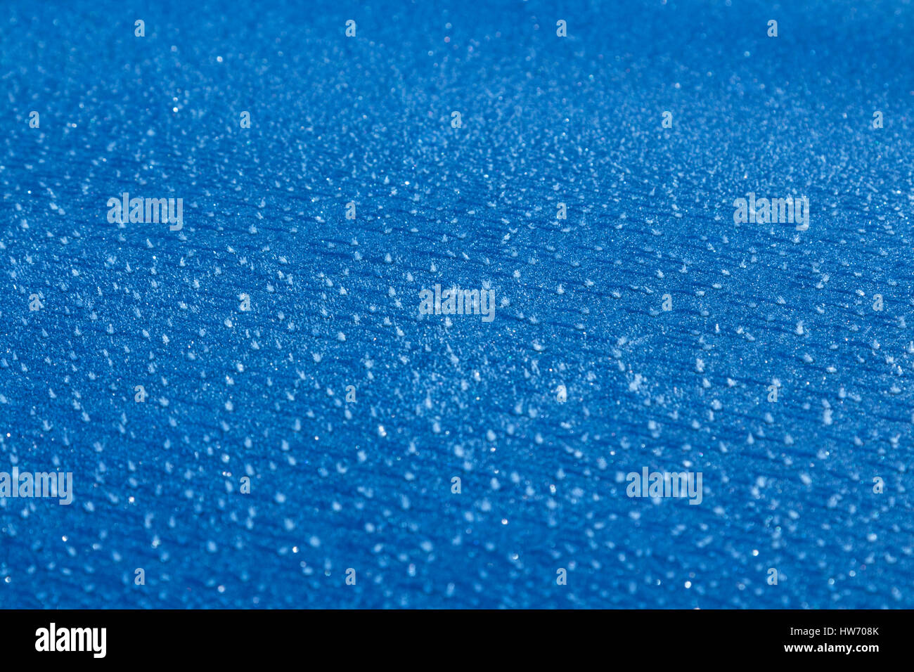 Ice up surface with a blue color to it. Stock Photo