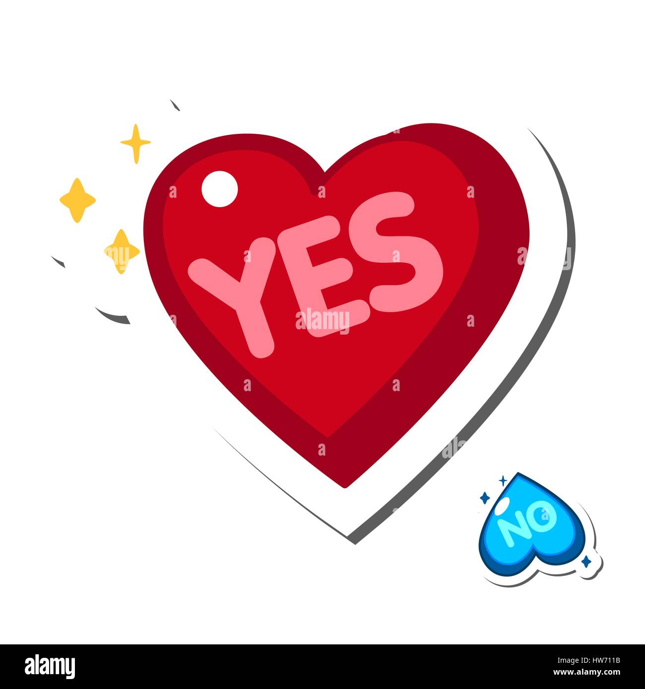 she said yes vector isolated hand drawn hand lettering with big red heart printable wedding card template stock vector image art alamy