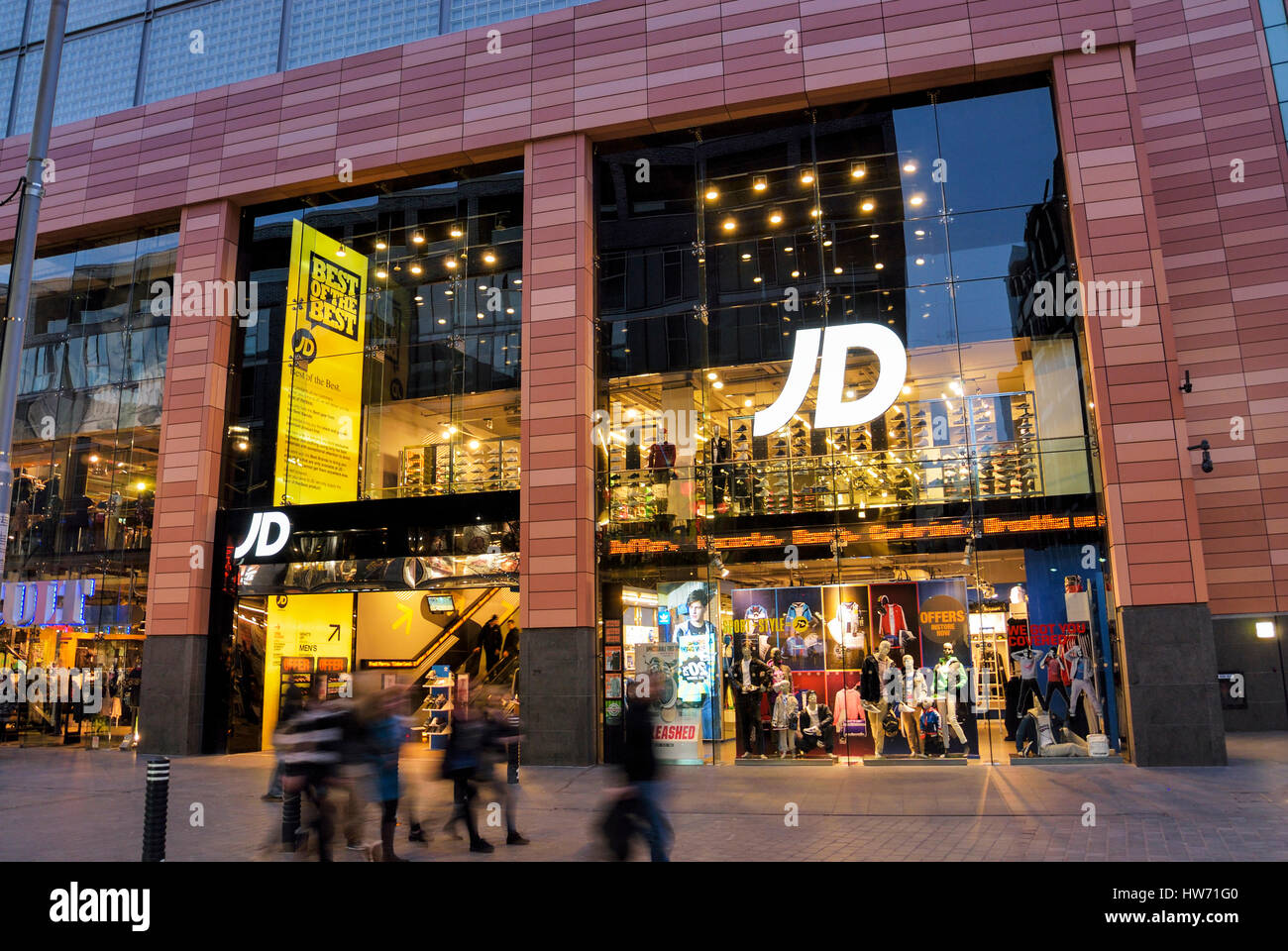 JD Sports shop in Liverpool. Stock Photo