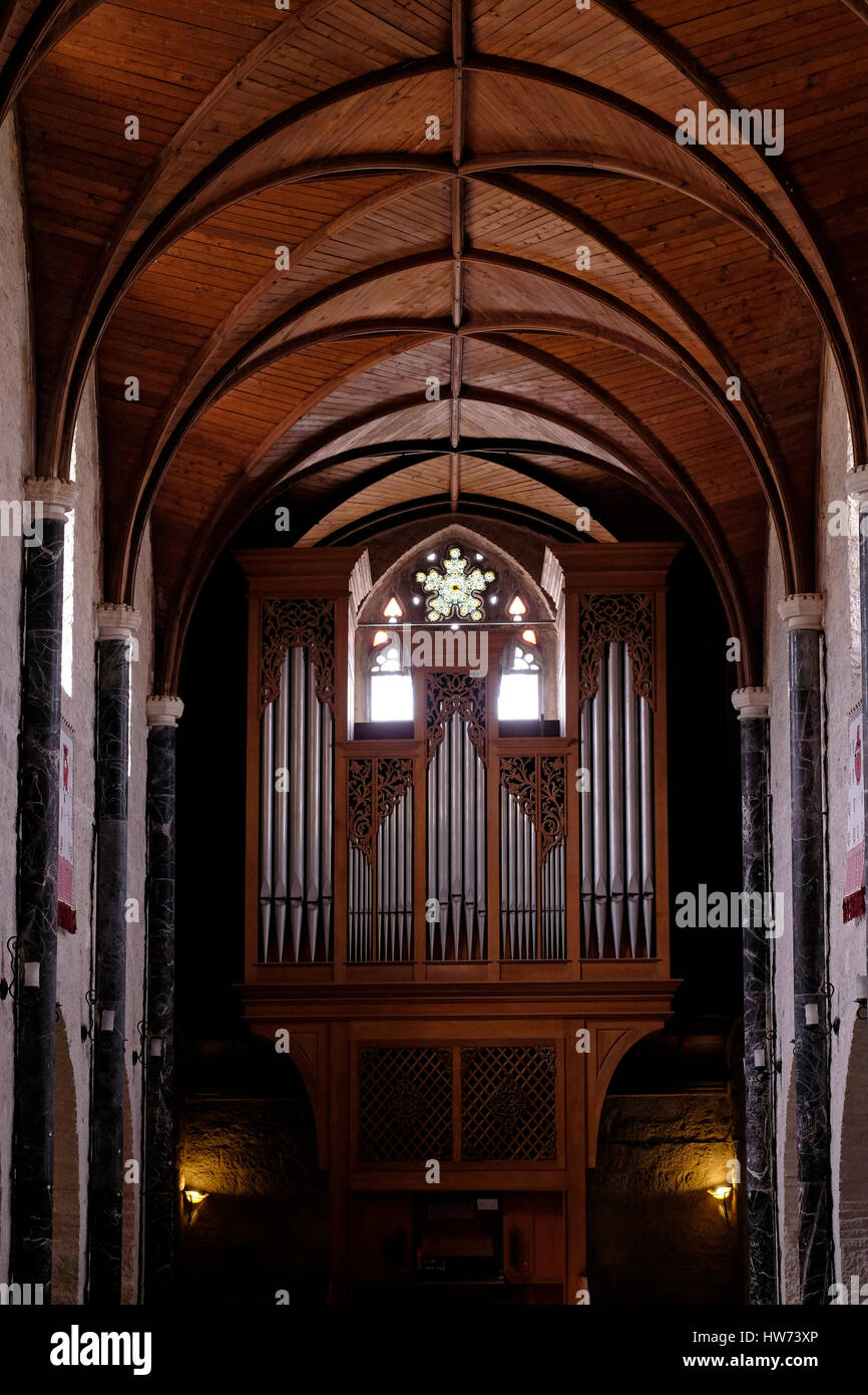Pipe organ inside St. George s Cathedral the seat of the Bishop of