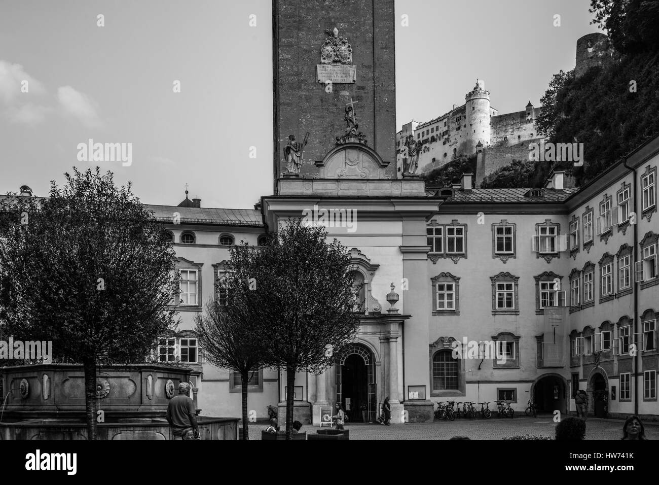 Scene from Salzburg, Austria Stock Photo
