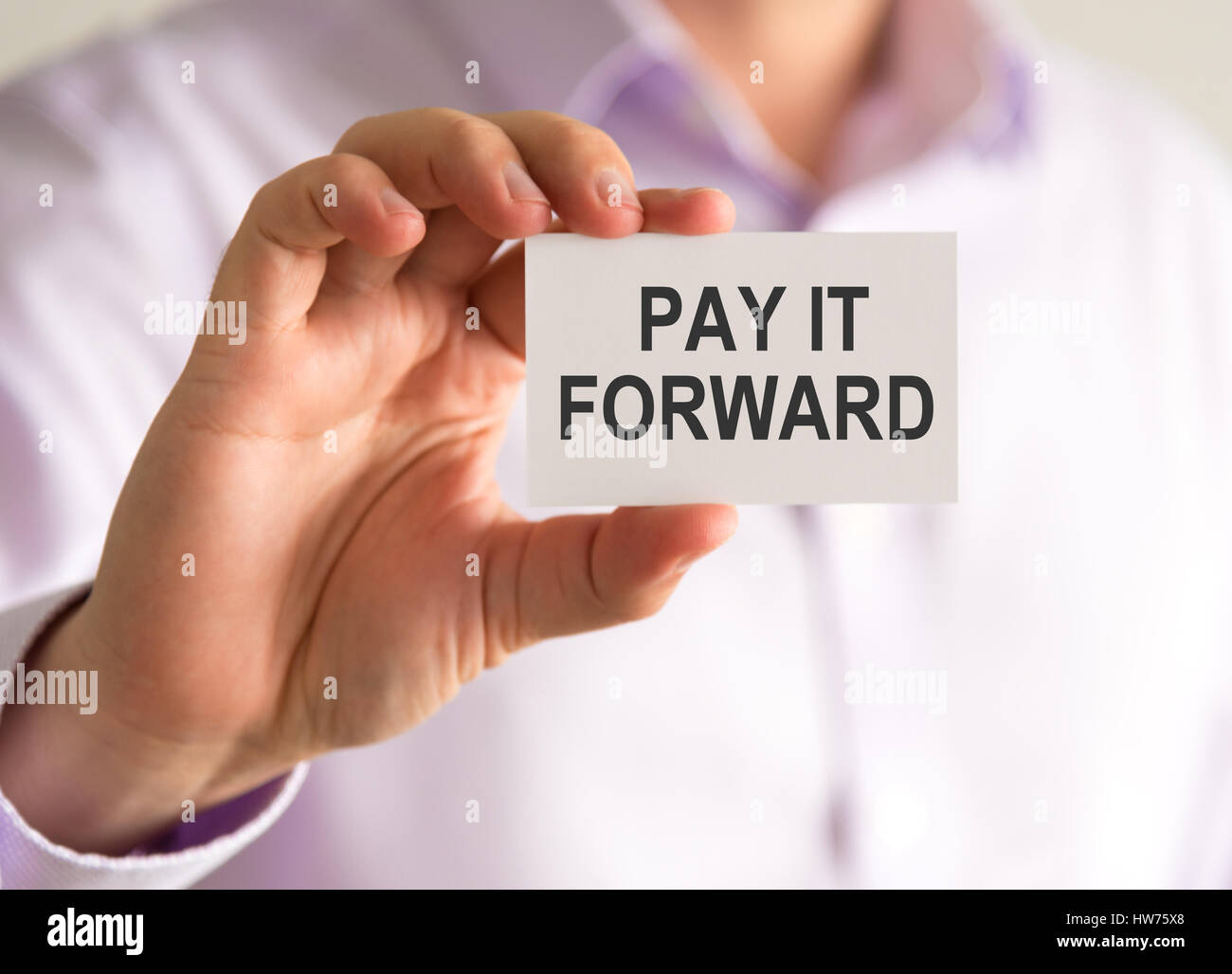 Pay it forward hires stock photography and images Alamy