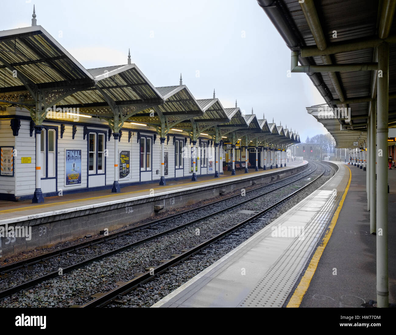 Kettering station, East Midlands, England. Stock Photo