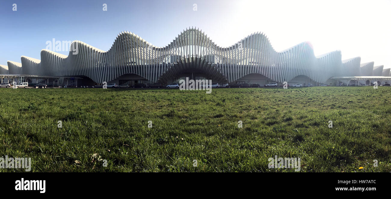 mediopadana station,reggio emilia,architect santiago calatrava Stock Photo
