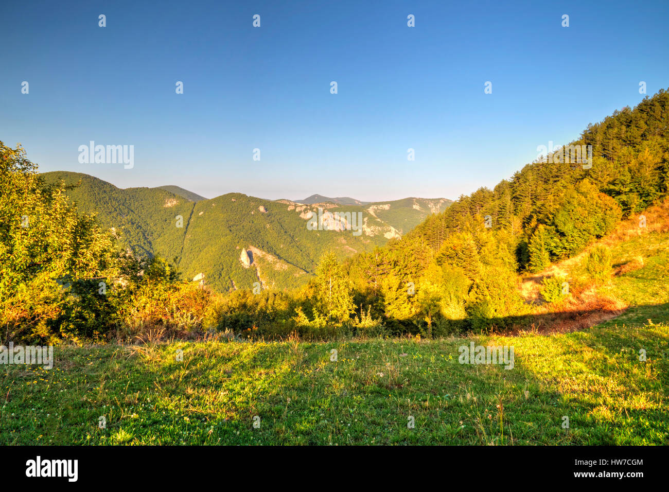 Beautiful mountain landscape Stock Photo - Alamy