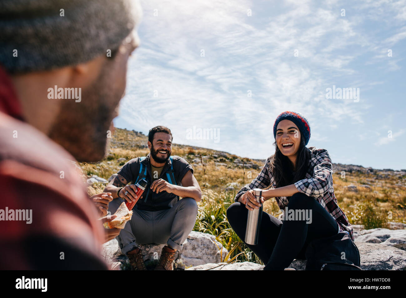 Group of people in wilderness hi-res stock photography and images - Alamy