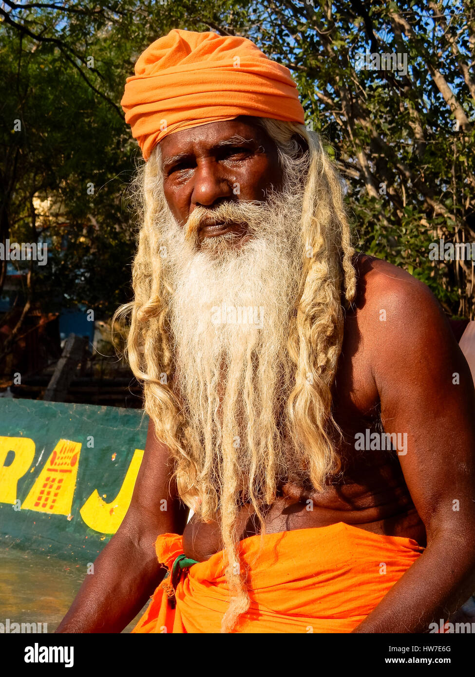 Sadhu in junagadh, gujarat,India Stock Photo - Alamy