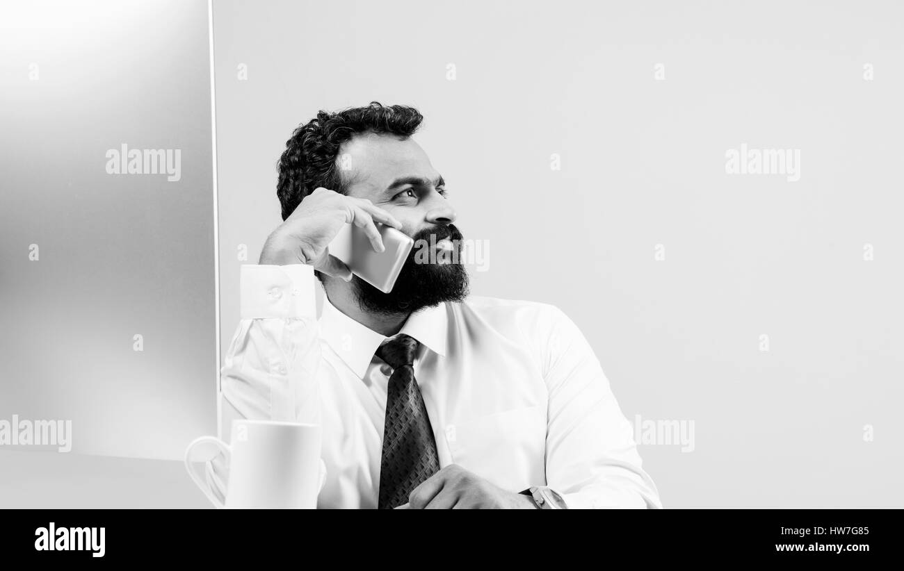 Indian male office worker Black and White Stock Photos & Images - Alamy