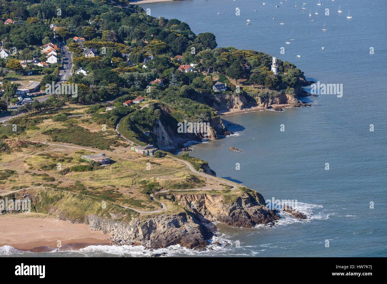 France, Loire Atlantique, Saint Nazaire, pointe de l'Eve and l