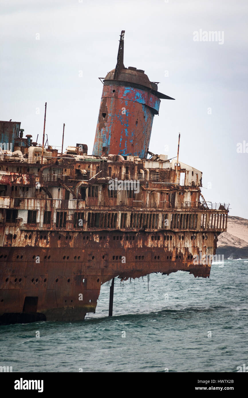 Ss American Star Shipwreck On Fuerteventura Canary Islands Spain Stock Photo Alamy