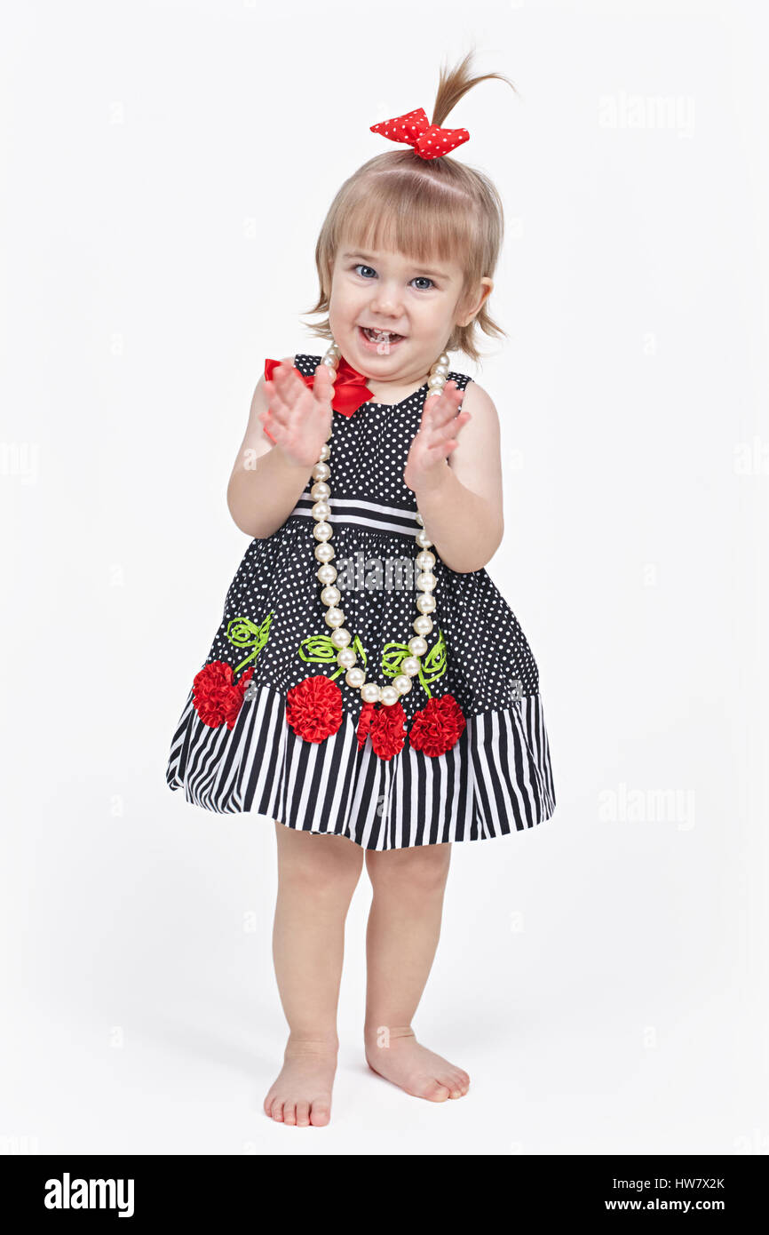 Little delighted girl Stock Photo